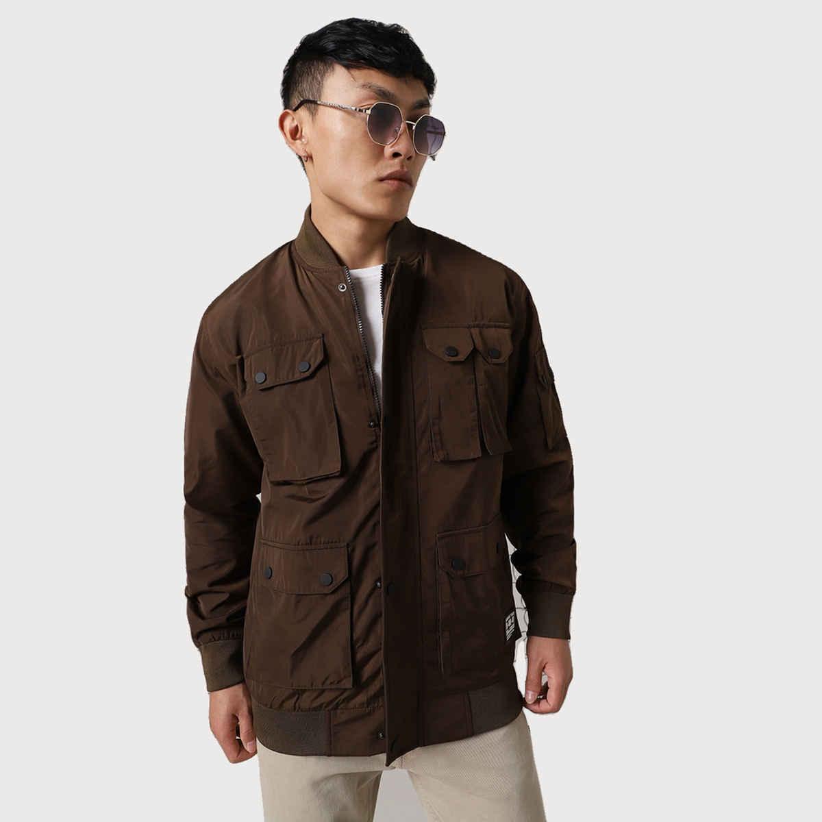 Hubberholme Men's Lightweight Quilted Jacket | Brown - XL