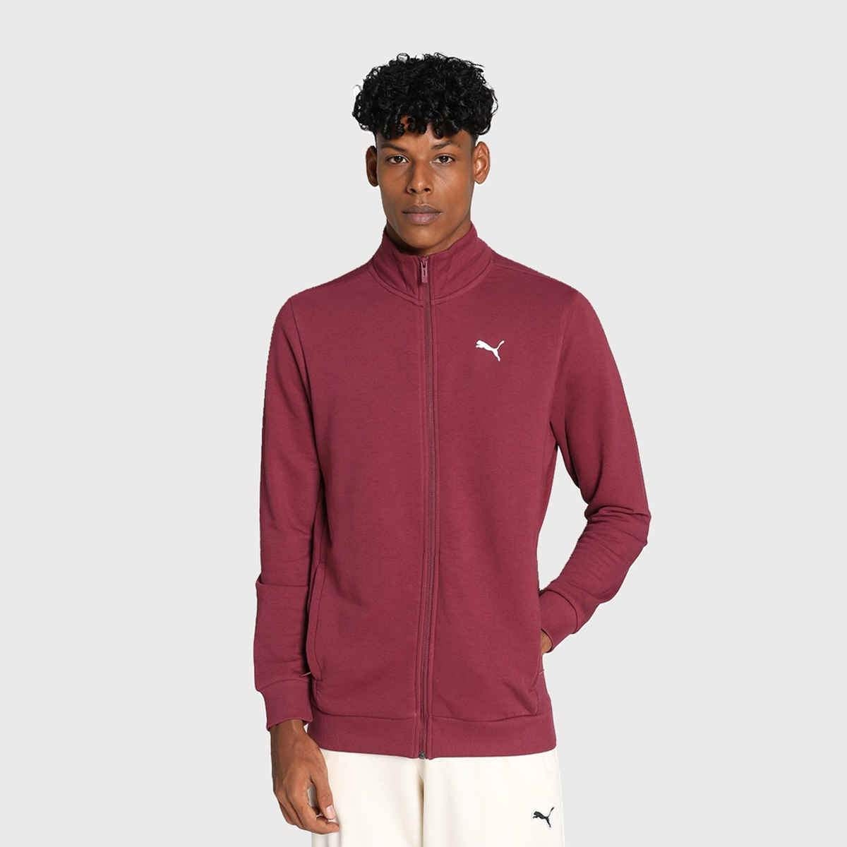 Puma Zippered Full-Zip Men's Slim Fit Jacket | Red | M