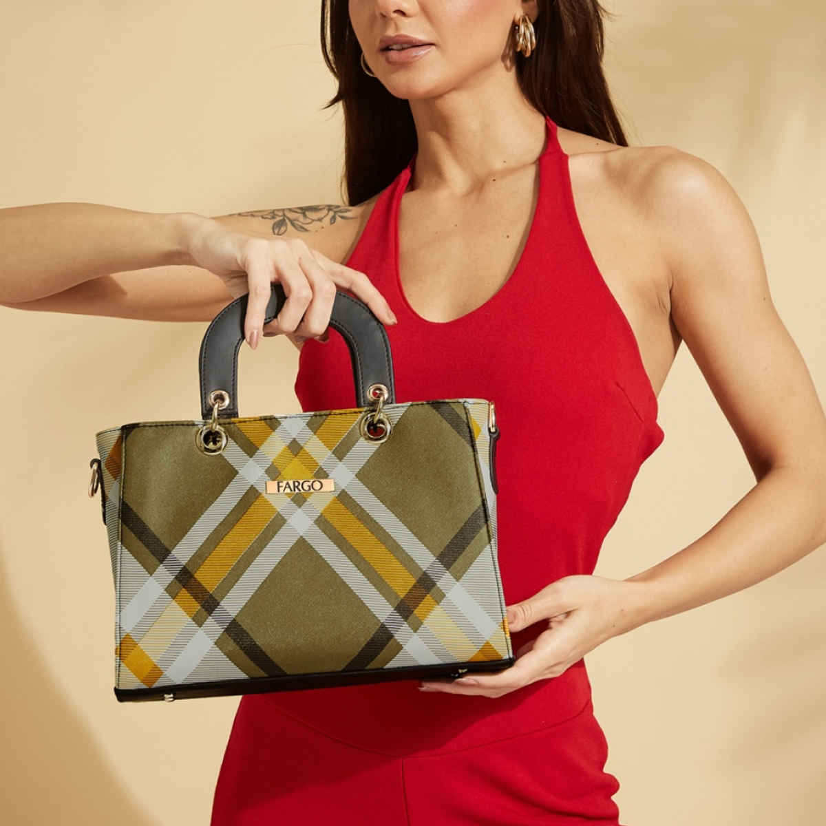 Fargo Women's Premium Handbag | Beige