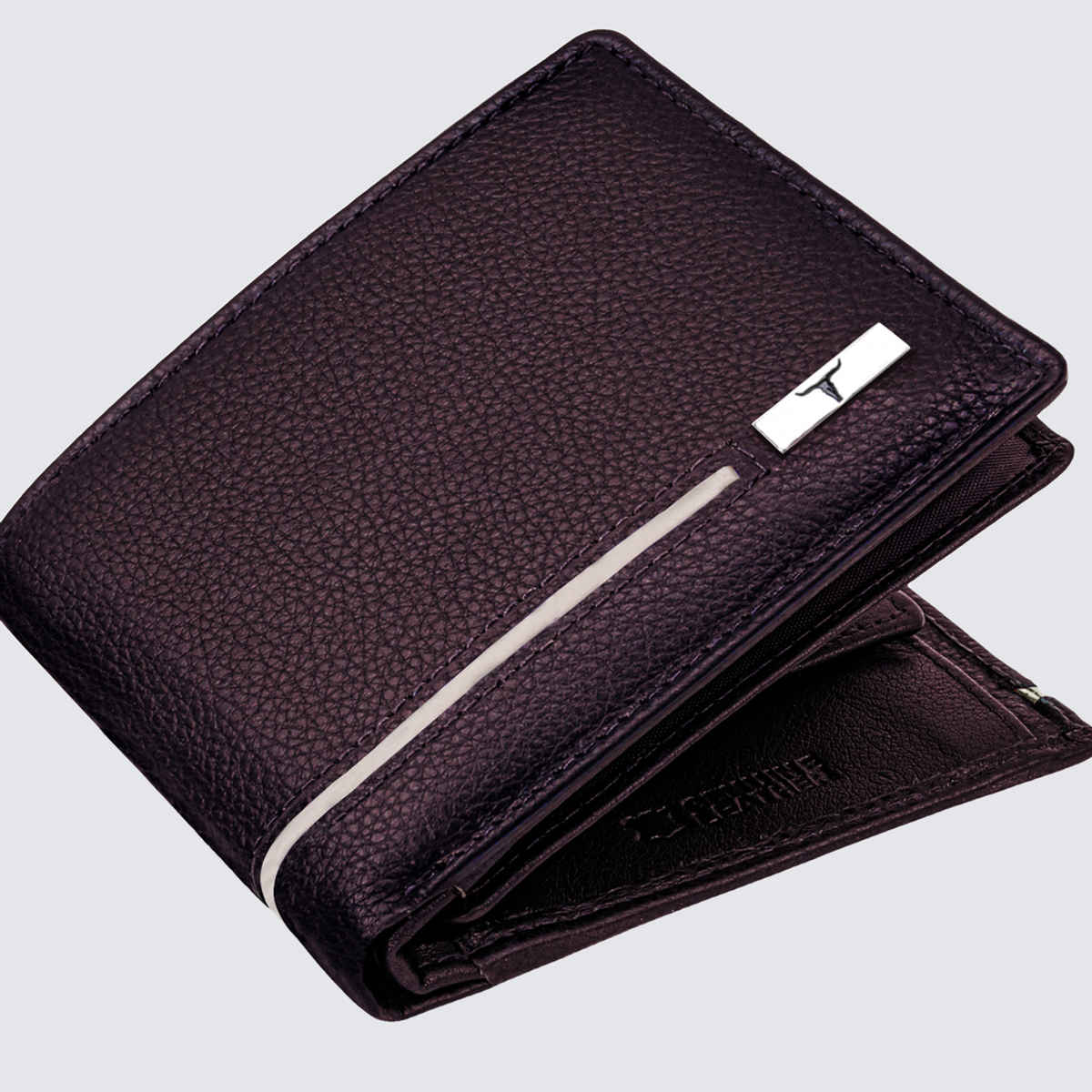 URBAN FOREST Men's Stag Leather Wallet | Brown & Sand