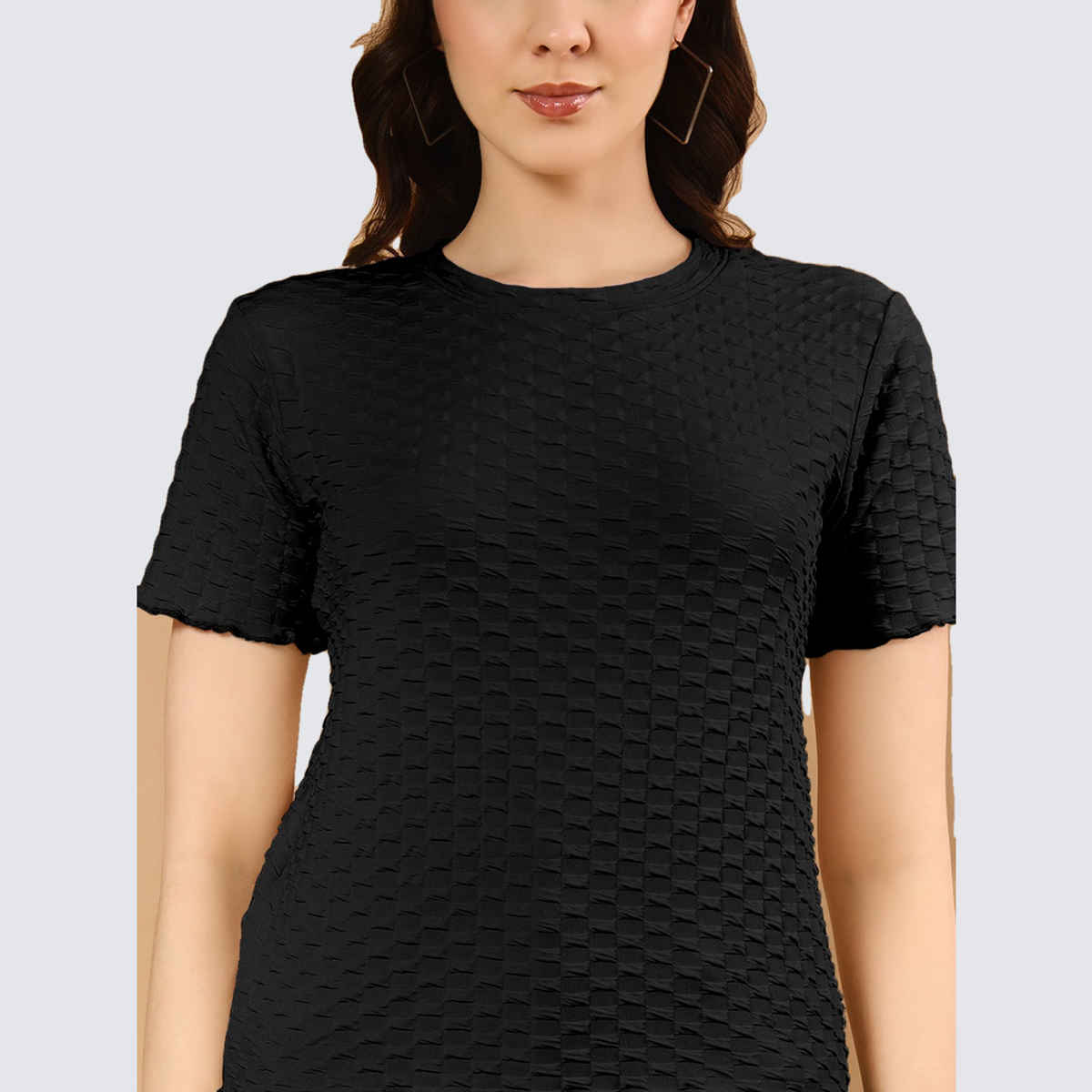The Dry State Women's Black T-shirts & WTSH | 1708A | M