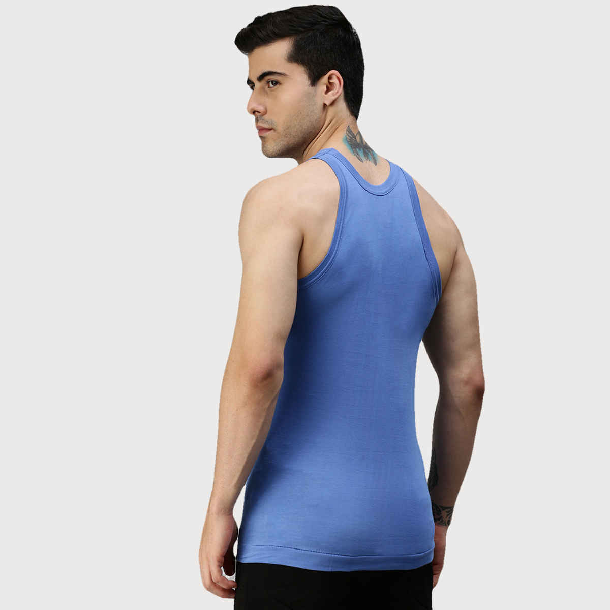 Lux Cozi Men's Colour Cotton Vest | Assorted | 75 - Pack of 3