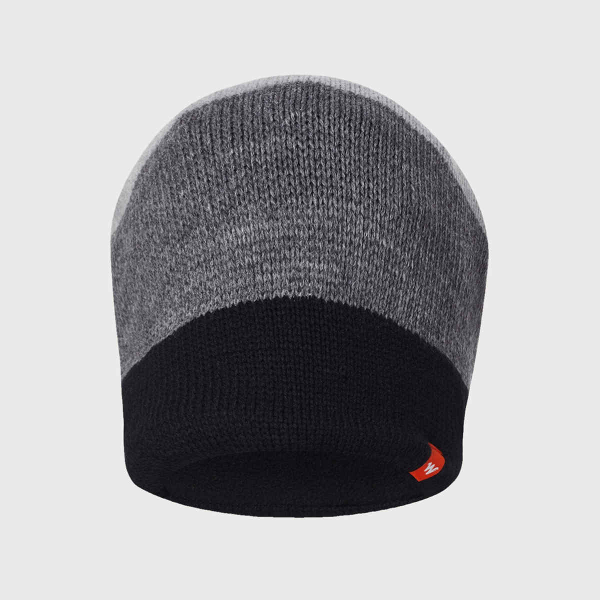 Wildcraft Unisex Solid 100% Acrylic Skull Cap | Grey - Free Size