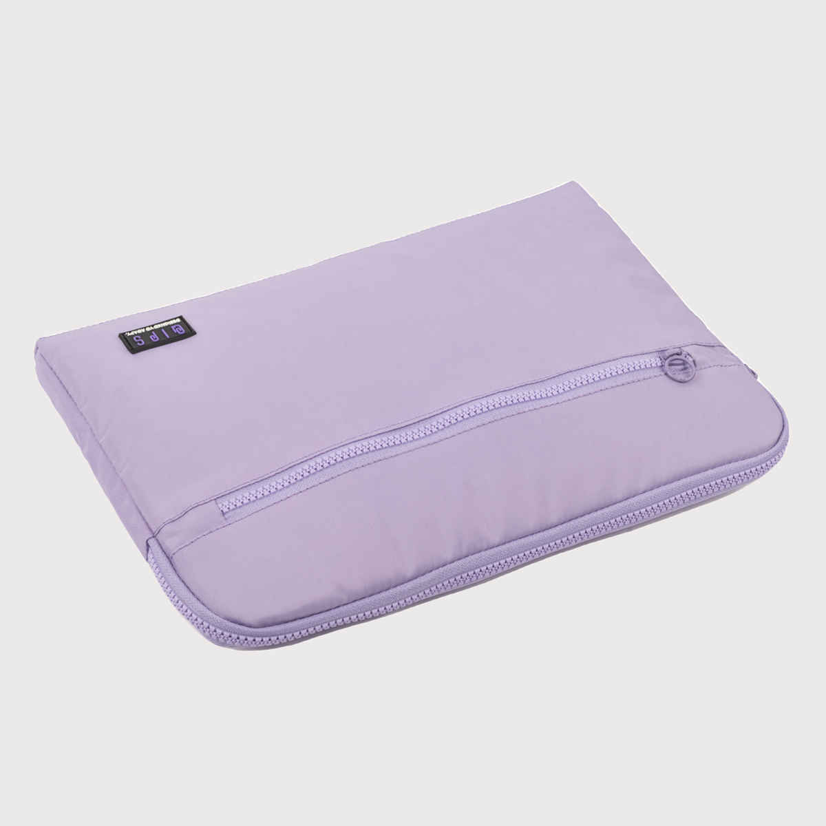 QIPS Unisex Solid Polyester 13 L Laptop Sleeve | Lavender