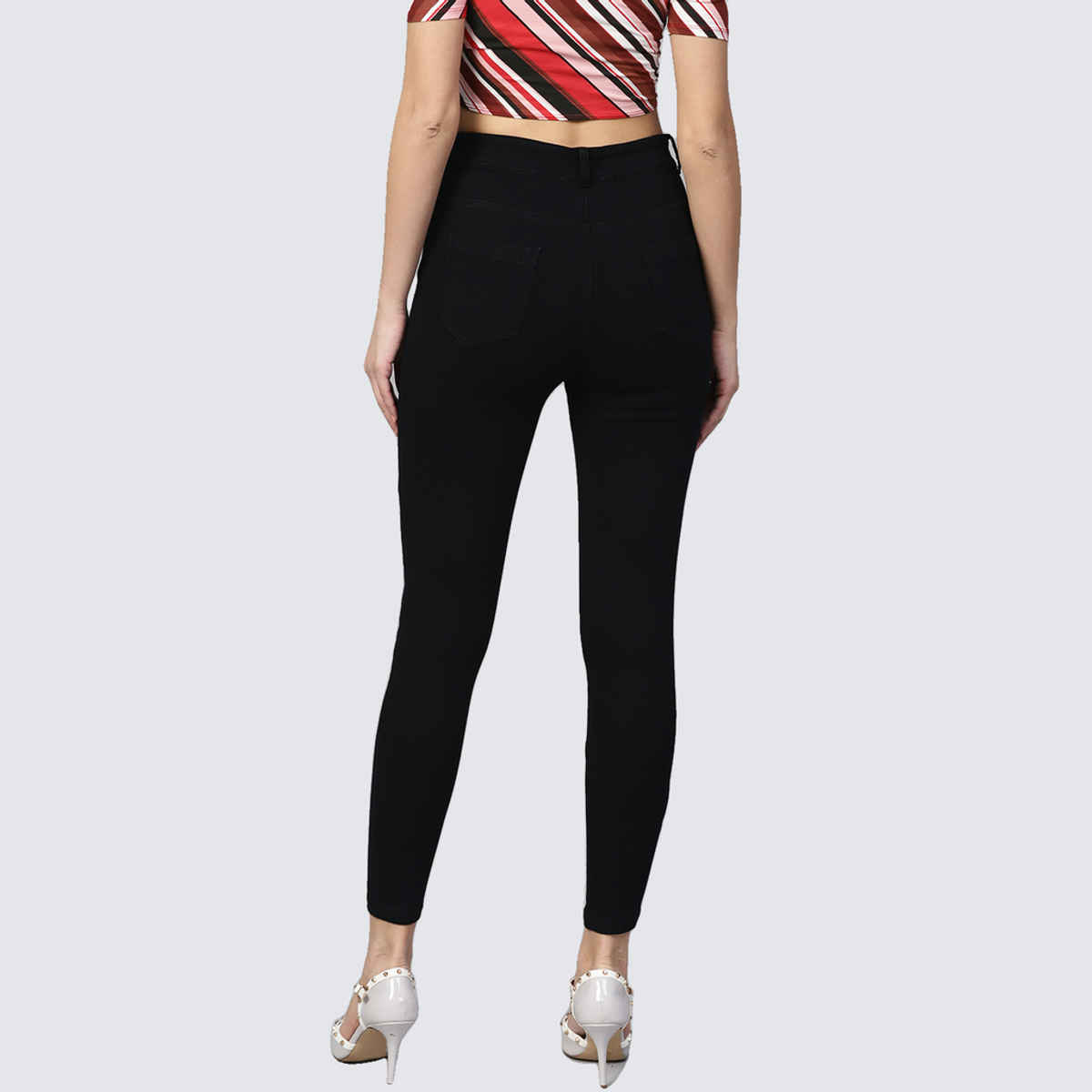 SASSAFRAS Women's Cropped Jeans - 34