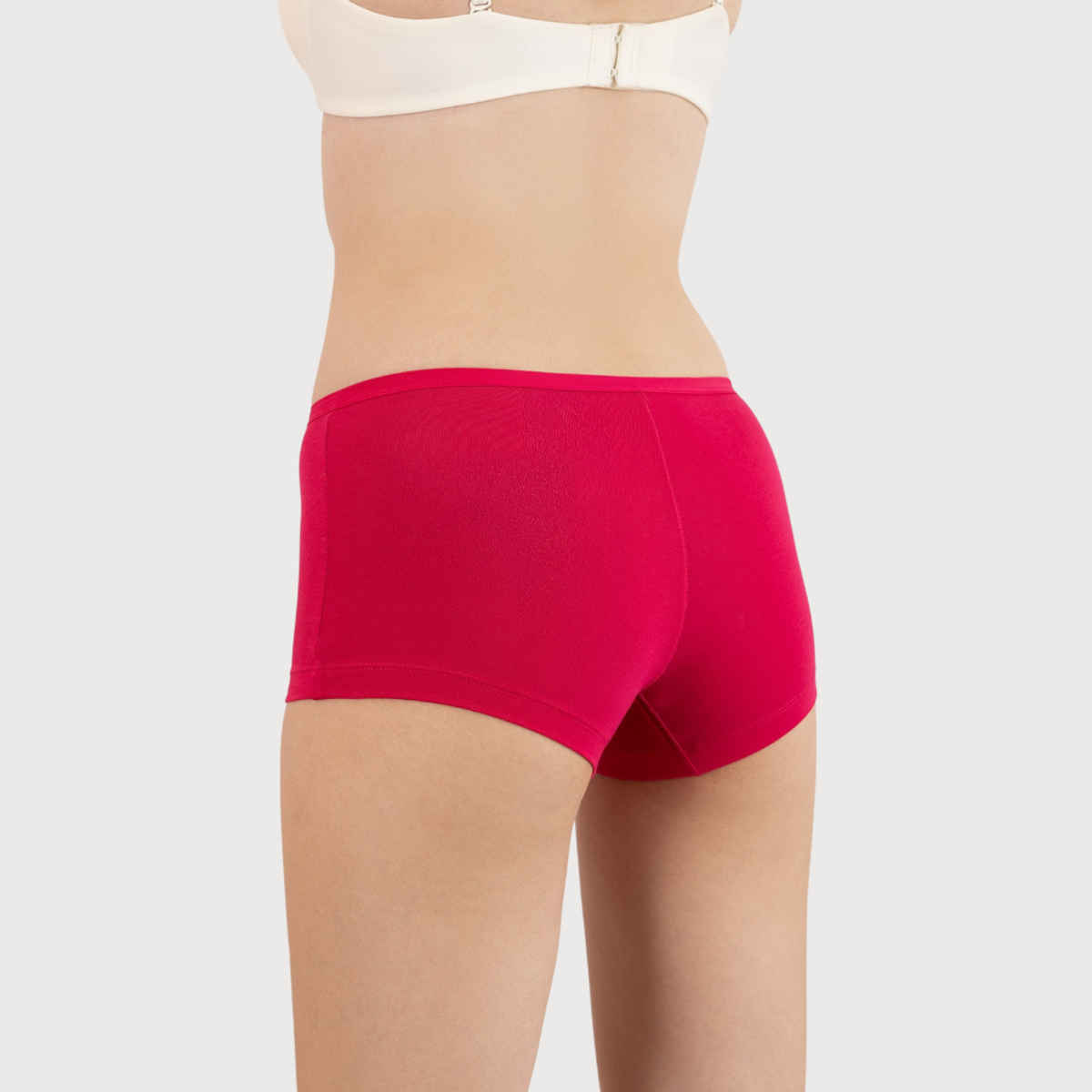 Lux Cozi Her Pure Cotton Women Boy Short Panty | Multicolor | Size-90 | Pack Of 6