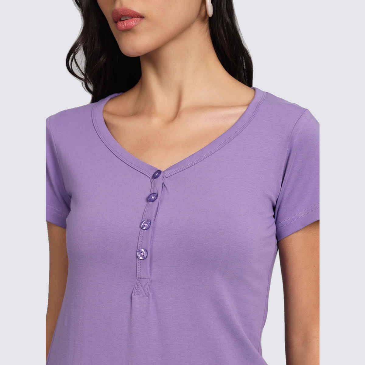 The Dry State Women's Lavender T-shirts WTSH | 1627A | XL