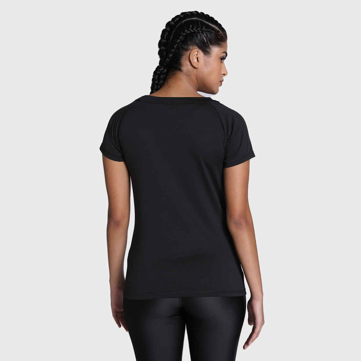 Puma Women's T-Shirt Favourite Jersey Cat Training Regular Fit - Black | M