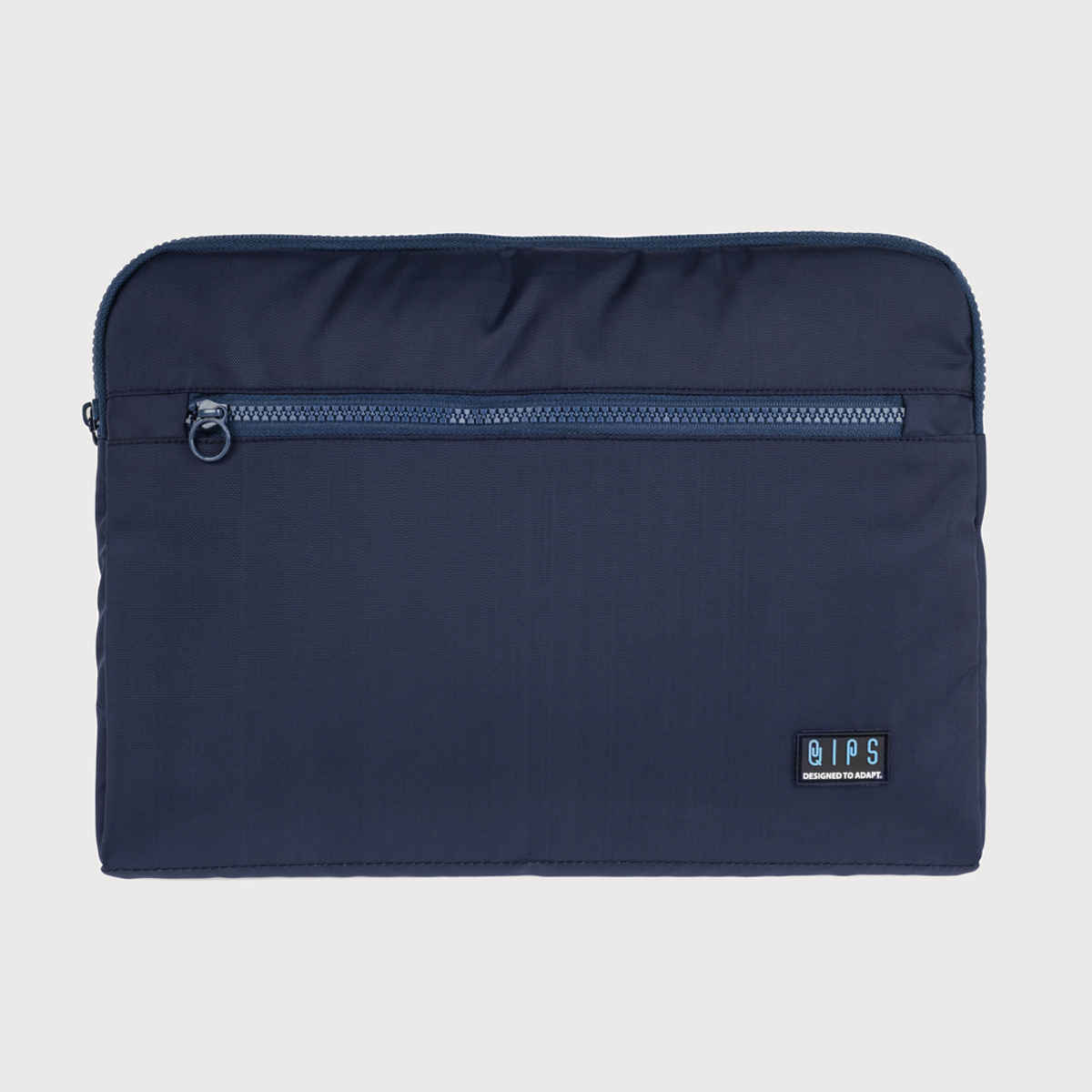 QIPS Unisex Solid Polyester 13 L Laptop Sleeve | Navy Blue