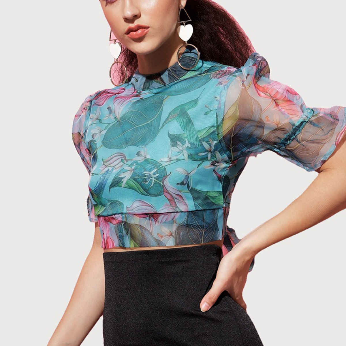The Dry State Women's Light Blue Tops WTOP | 1186C | M