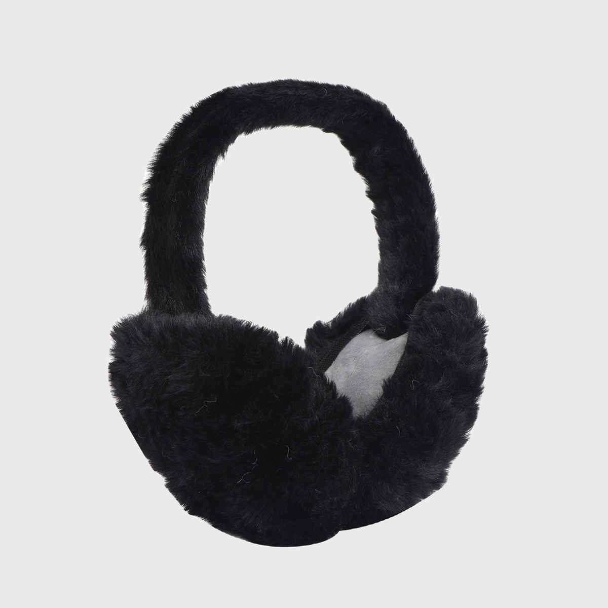 Fabseasons Women's Faux Fur Winter Earmuffs | Black - One Size