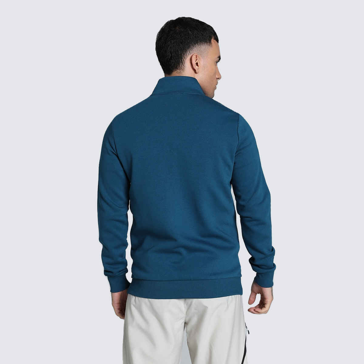 Puma Men's Slim Fit Zippered Sweat Jacket | Blue | M