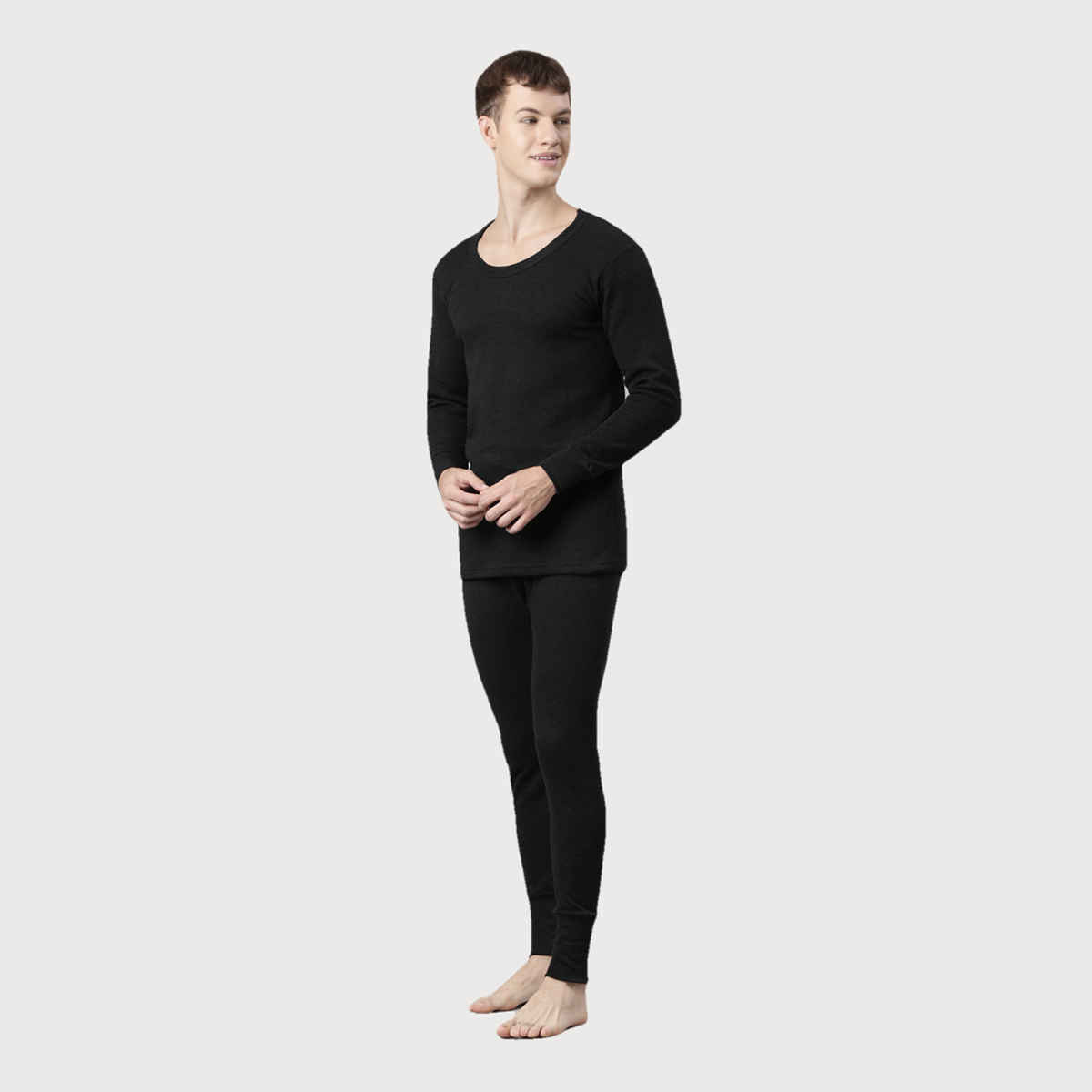 Rupa Thermocot Volcano Thermal Trouser For Men| Anthra Melange| M