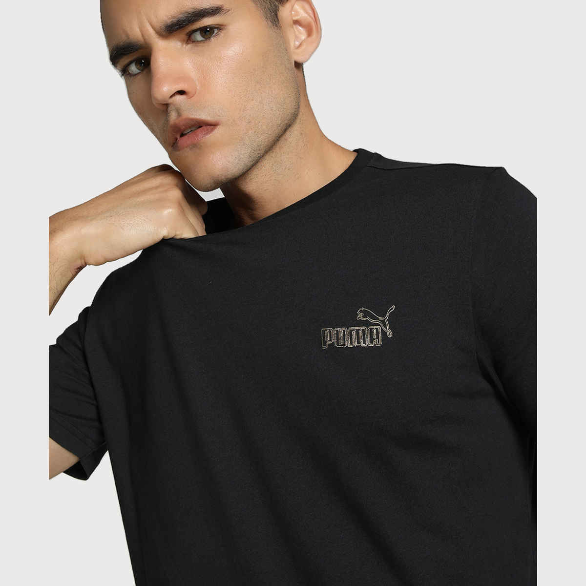 Puma Men's Graphic Logo Tee | Black | L