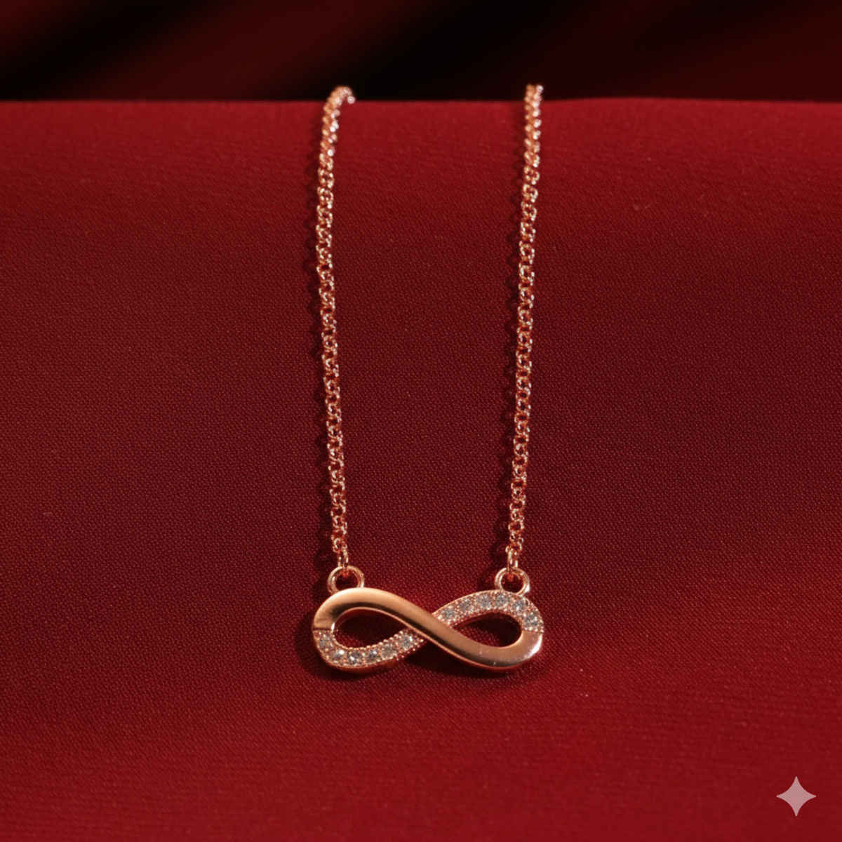 SALTY Eternal Connection Symbol White Necklace | Gold | White