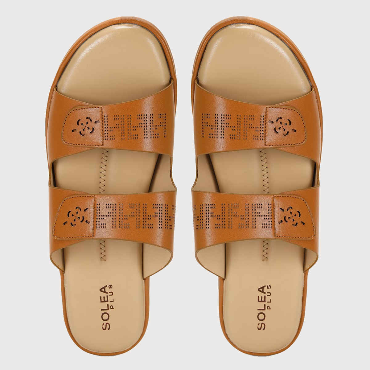 Paragon Rk6028L Stylish Lightweight Comfortable Casual Sandals For Women Brown - 4