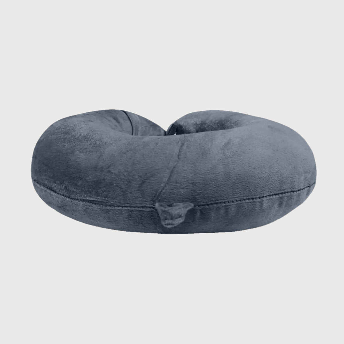 Billebon Unisex Fabric Neck Pillow with Eye Mask | Grey - Free Size