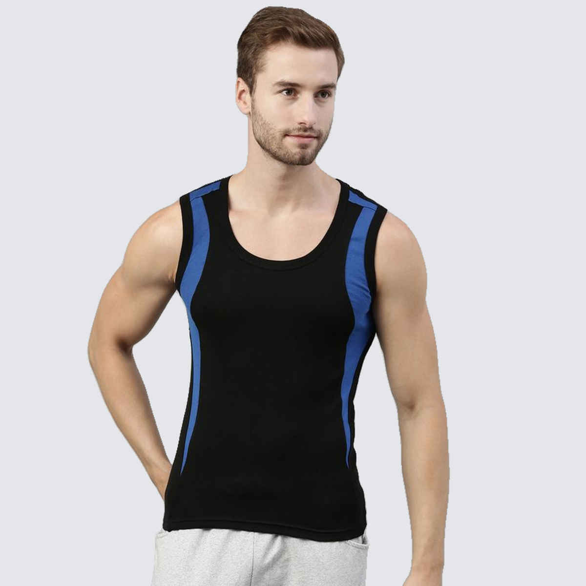 Dixcy Scott Originals Men's Bold Gym Vest | Set Of 2 | Assorted - XL