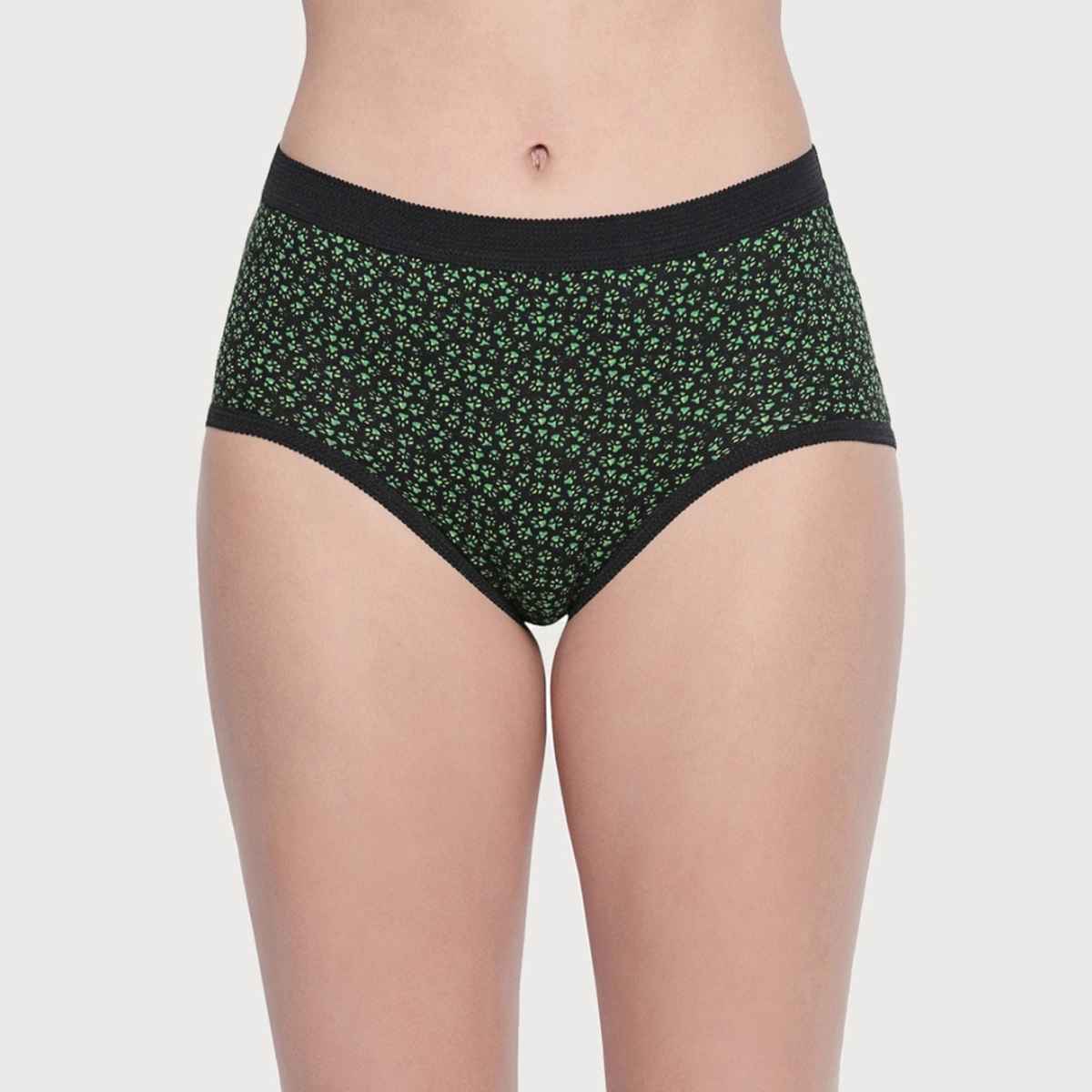 Bodycare Women's Printed Cotton Briefs | Outer Elastic | 25000 | Multicolour