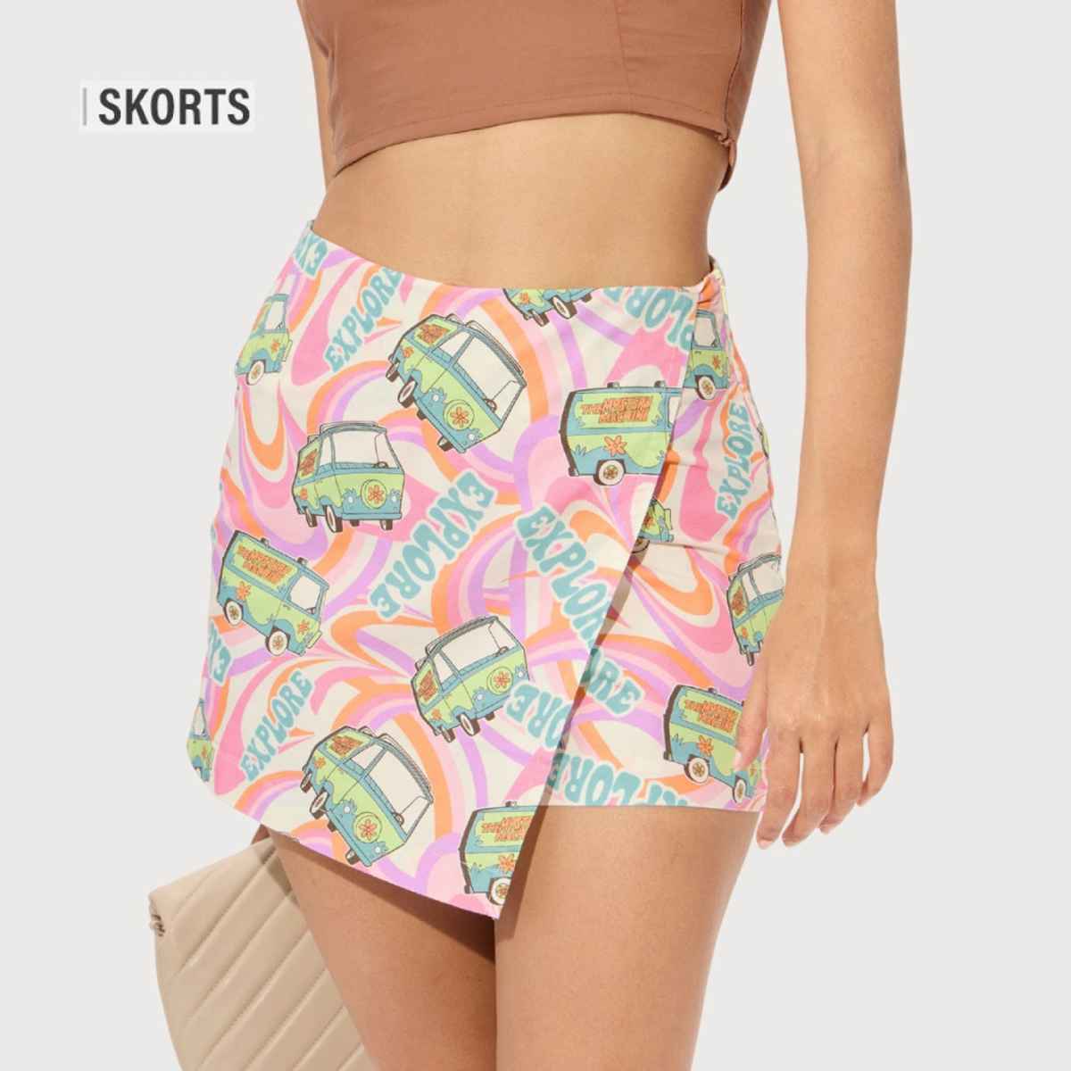 The Souled Store Women's Scooby Doo Explore Shorts | Off White - S
