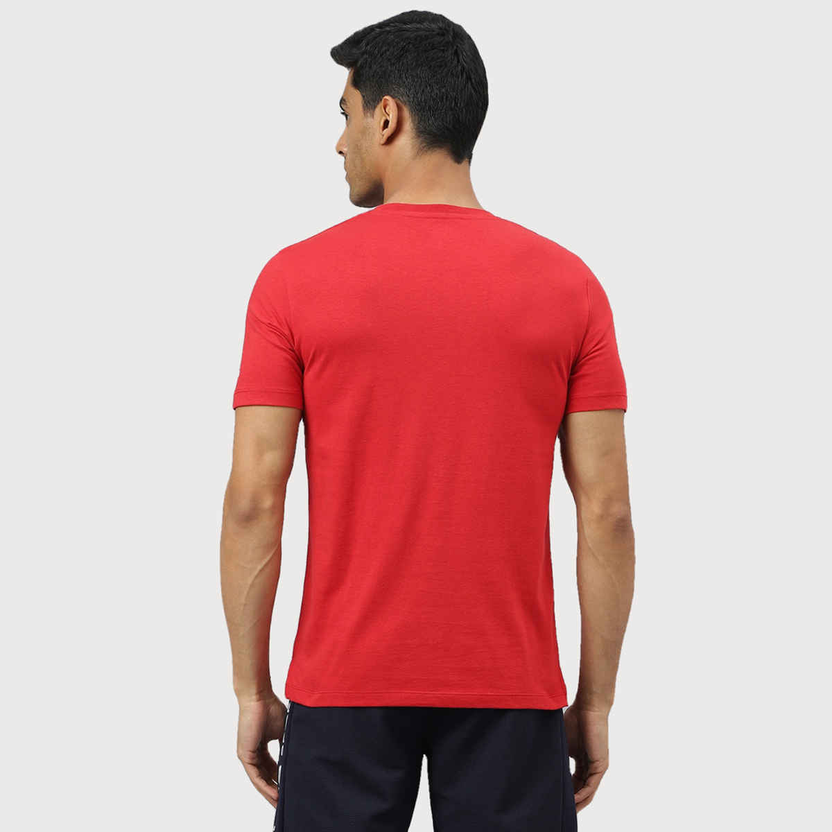 Alcis Men's Round Neck T-shirt | Red - XL