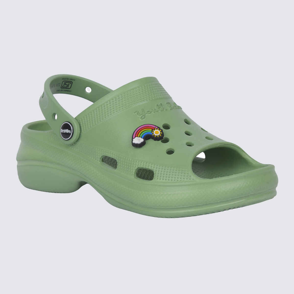 Action Girl's Ontl-22 Soft Sandals | Latest Design Sandals | Office Weal Sandals | Spring Green - UK 7