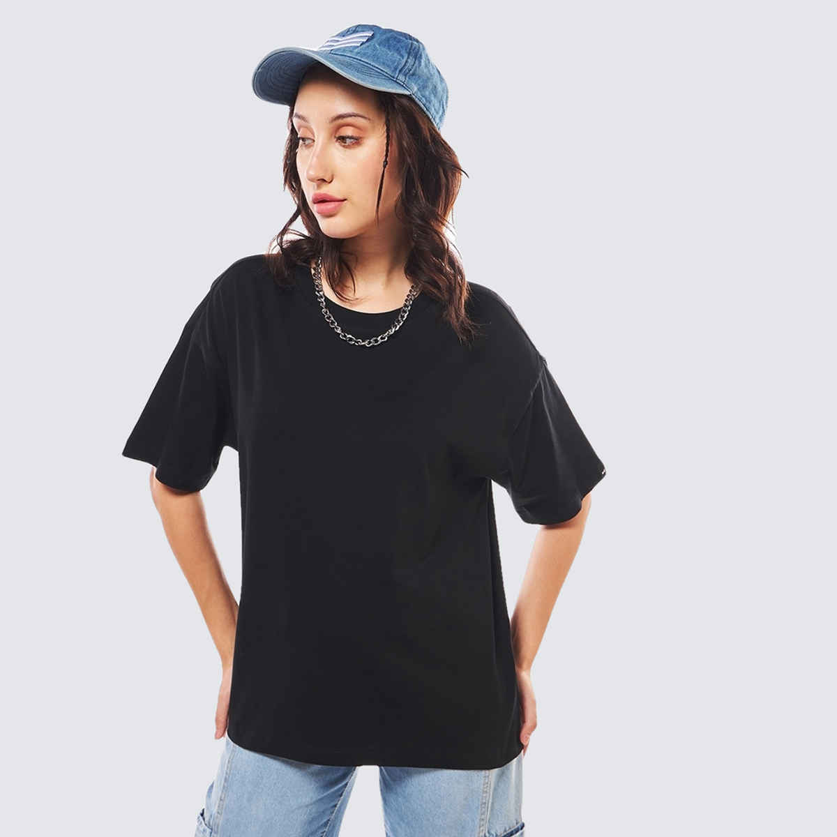 Bewakoof T-shirt for Women | Black - M