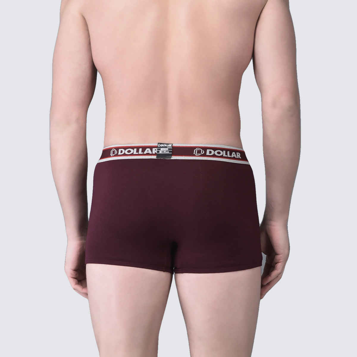 Dollar Bigboss Men's Solid Combed Trunk With Double Pouch Support | Pack Of 2 | Assorted - XL