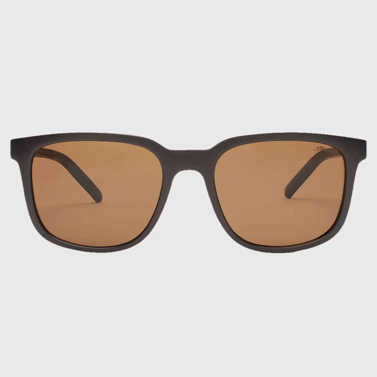 Specsmakers Unisex Solid Plastic Sunglasses | Brown - M