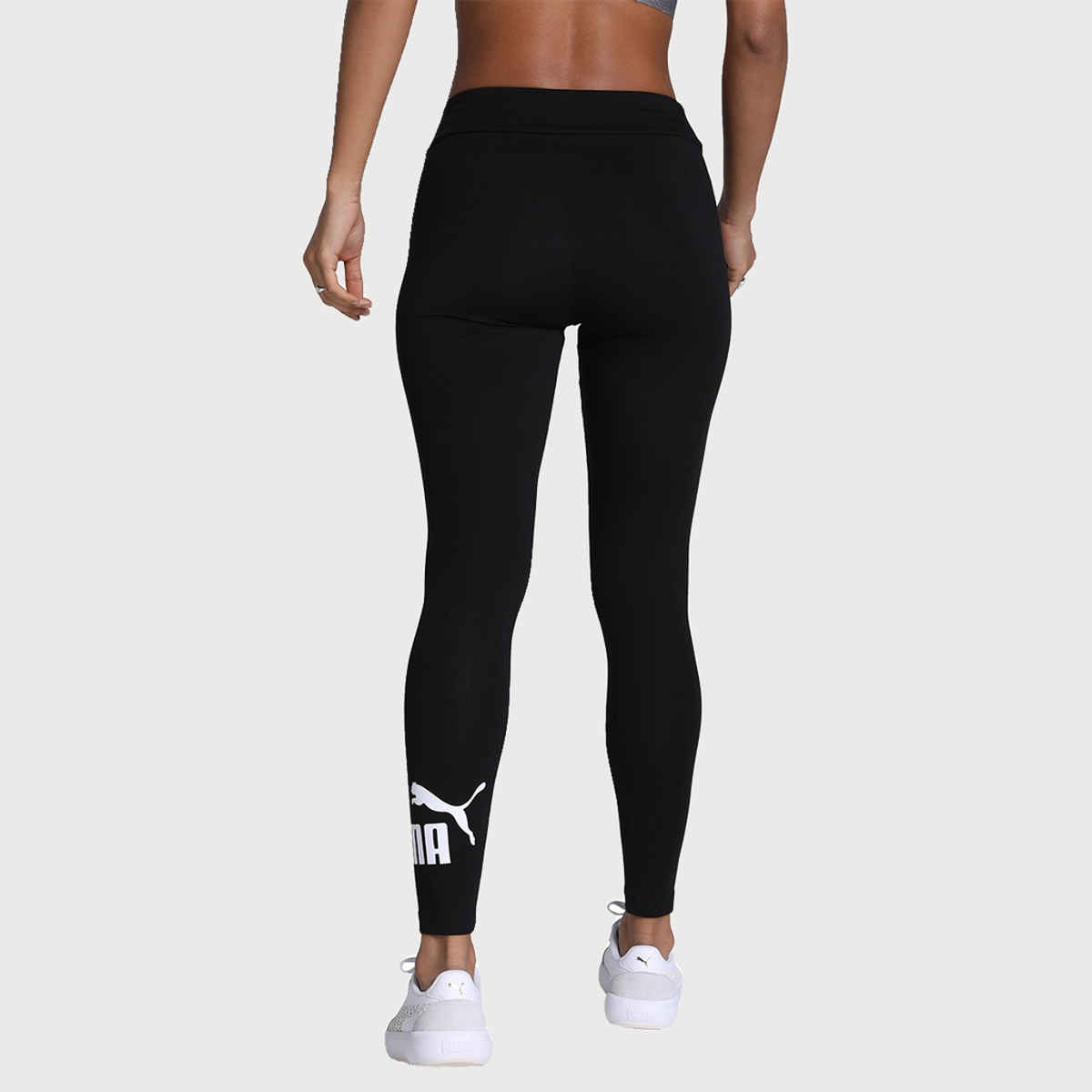 Puma Leggings Skinny Fit Women's Logo - Black | M
