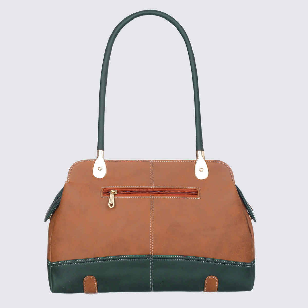 Fostelo Women's Vegan Leather Davie Shoulder Bag | Ladies Purse Handbag | Tan - Large