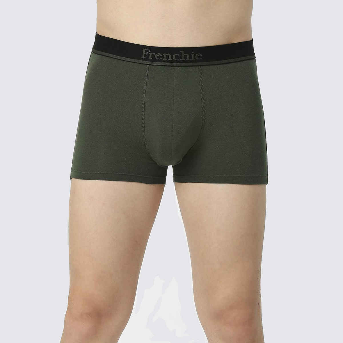 Frenchie Mens Trunks Elements | Pack of 2 | XL | Grey Melange | Indigo Melange