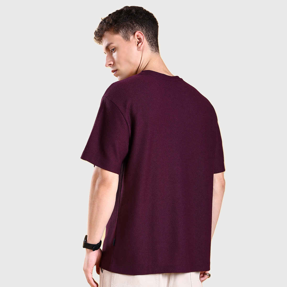 HIGHLANDER Men's T-shirt | Burgundy - L