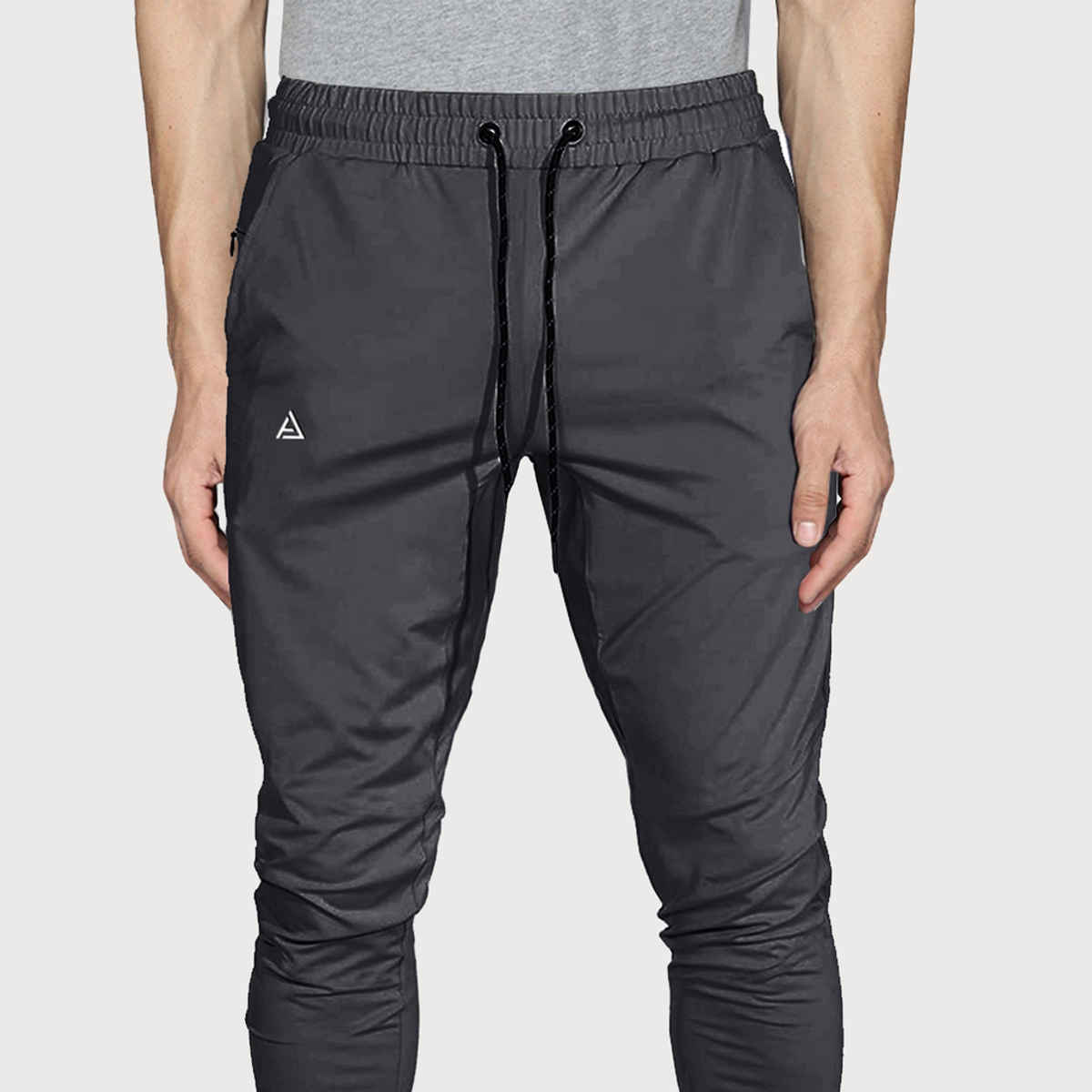 Avolt Men's Solid Regular Fit Track Pant | Dark Grey - 2XL