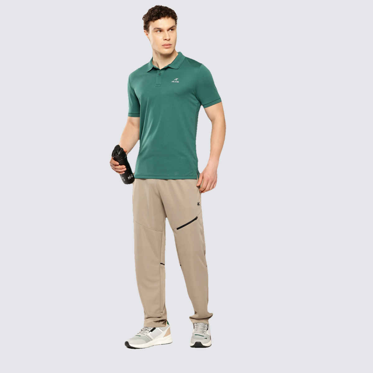 Alcis Men's Wonder Polo | Bottle Green | M