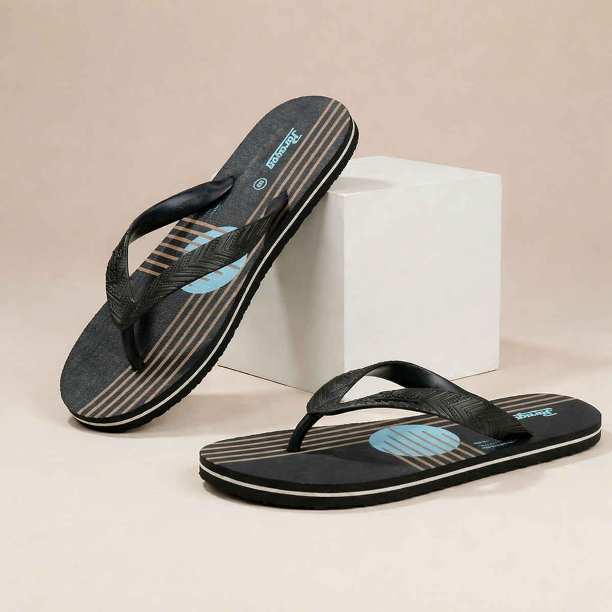 Paragon Men's Lightweight & Waterproof Hawai Slipper | Yellow - UK 10