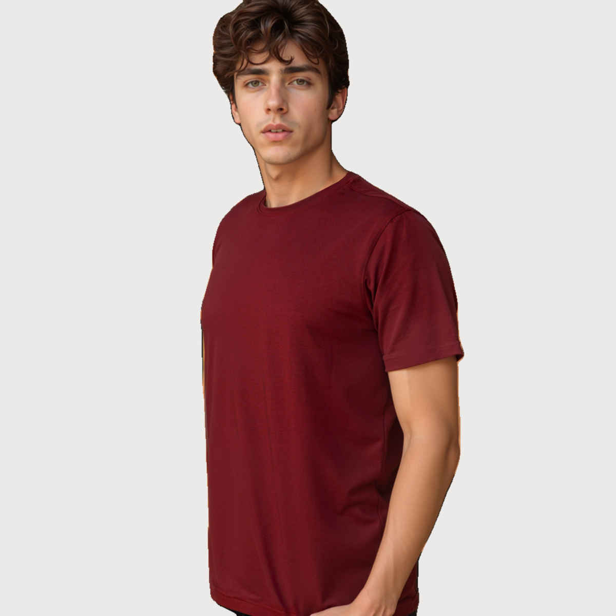 EQL Men's NeoVerse Recycled Tee | Maroon - S