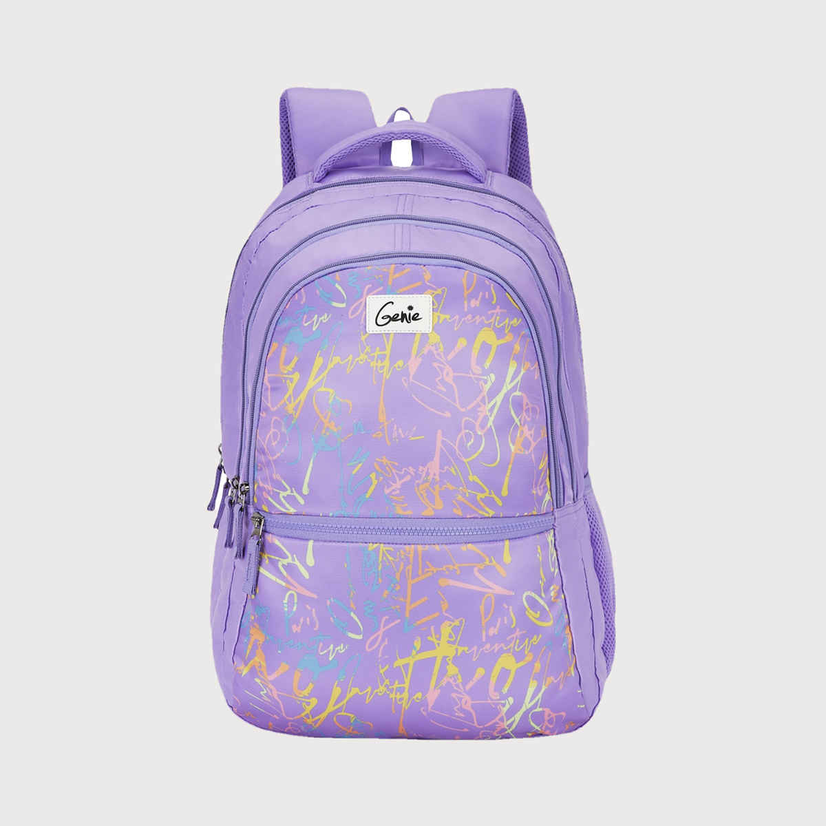 Genie Nuon Love Purple Backpack For Women | 19 Inch Bag For Girls | 36 L