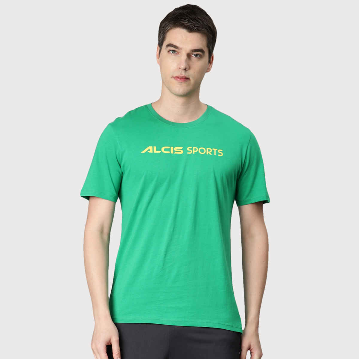 Alcis Men's Round Neck T-shirt | Green - XL