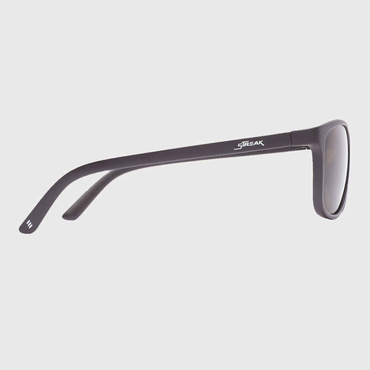 Specsmakers Unisex Solid Square Sunglasses | Brown - M