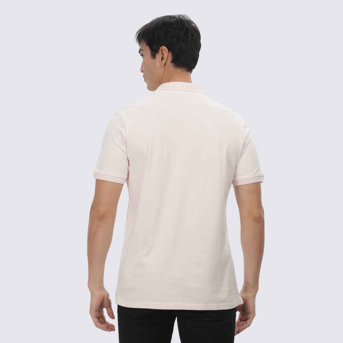 OUTLAWS Men's Premium Cotton Lycra Polo T-Shirt | Pink - 2XL