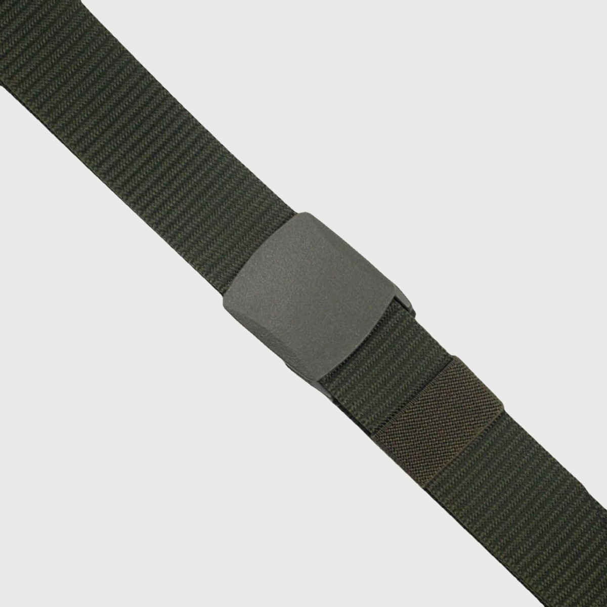 Zoro Men's Solid Woven Fabric Belt | Green - Free Size