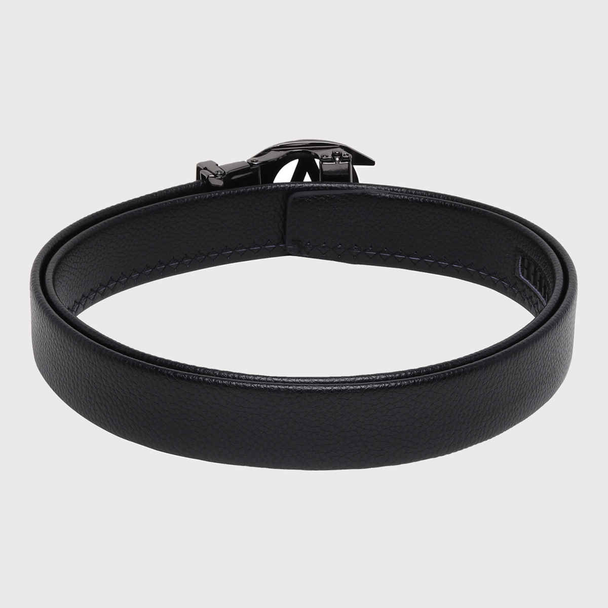 Zoro Men's Solid Vegan Leather Belt | Black - Free Size