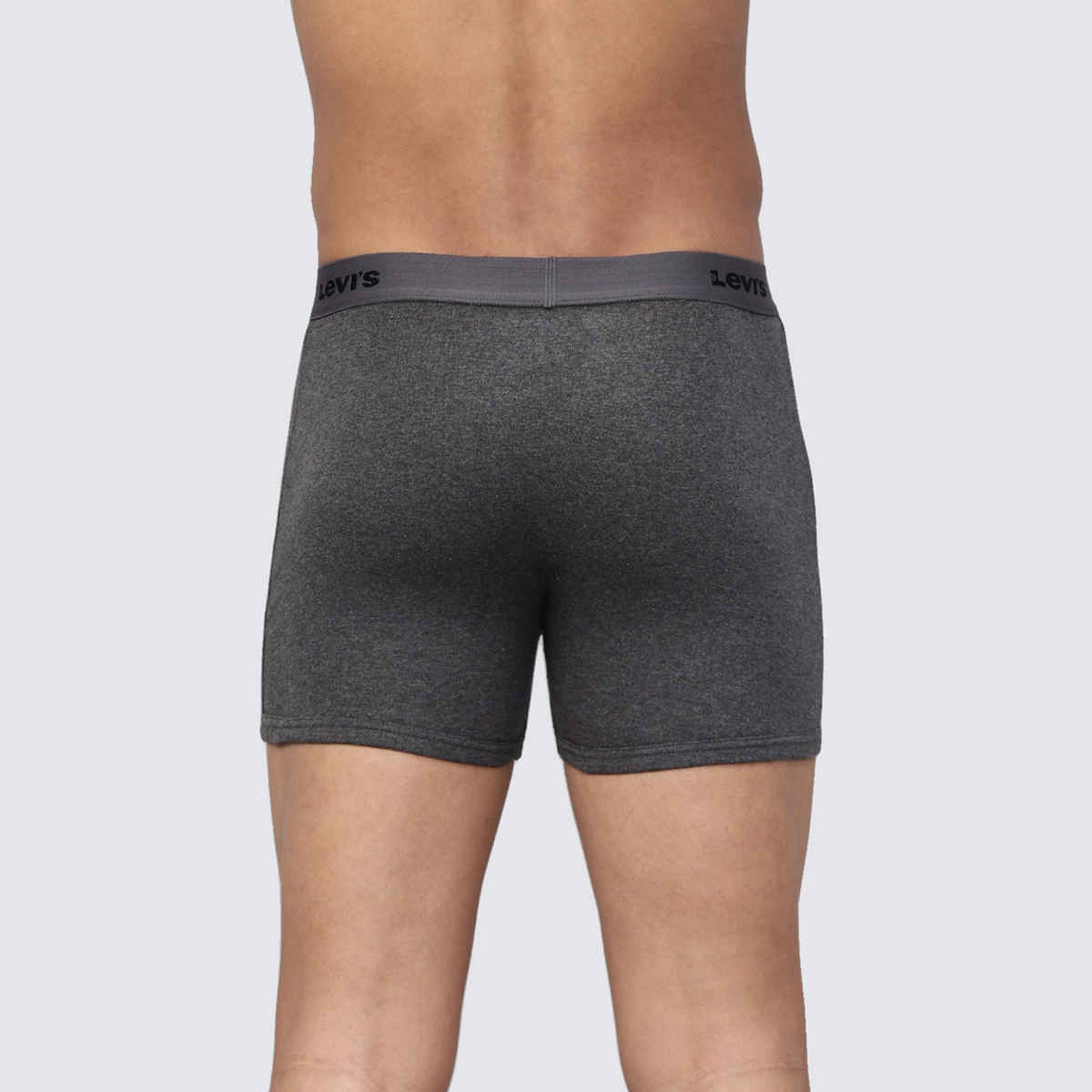 Levi's 001 Men's Classic Boxer Brief | Contoured Double Pouch | D. Grey Mel | M
