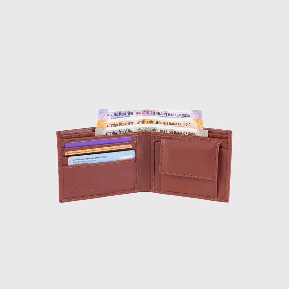 ZOUK Men's Classic Sleek Wallet | Charcoal Abyss