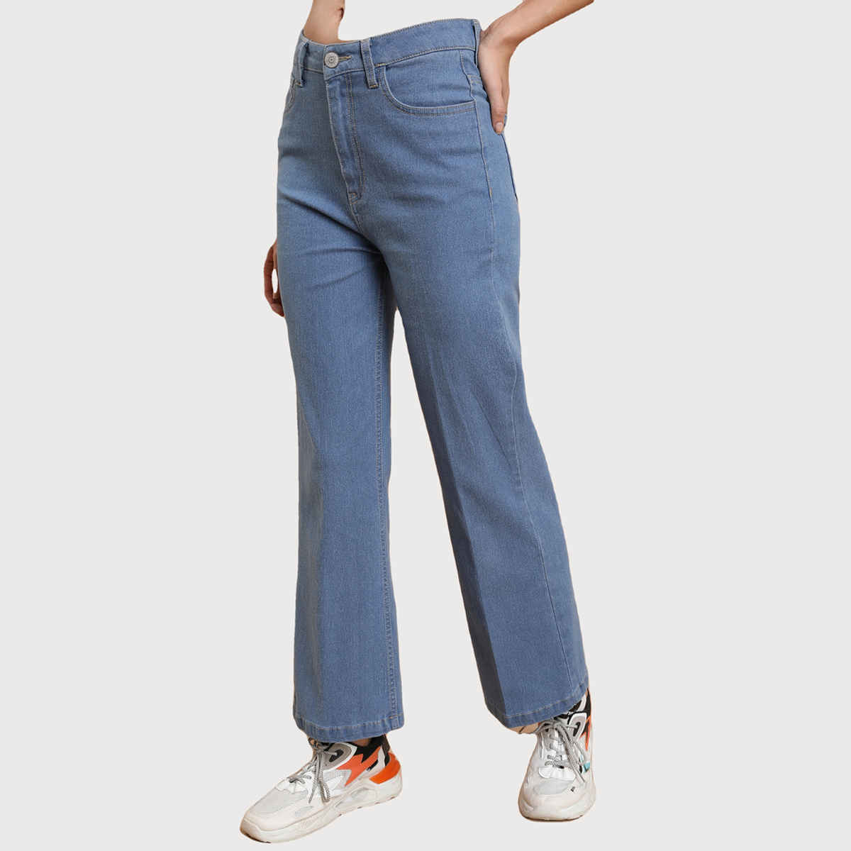 Tokyo Talkies Women's Flared Stretchable Jeans - 32