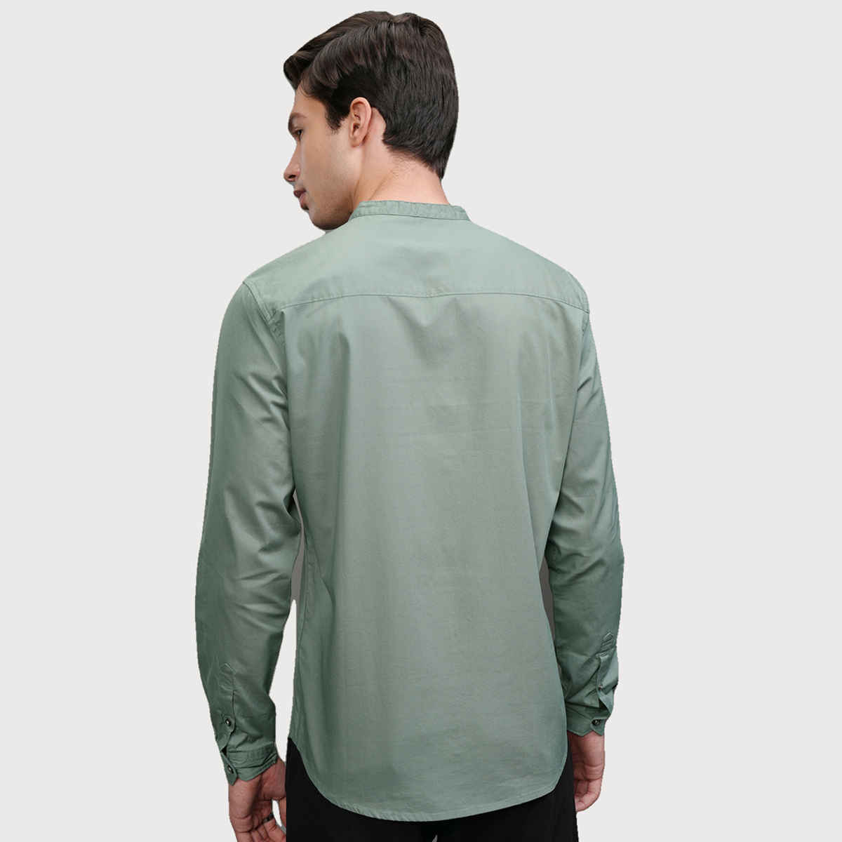 HIGHLANDER Men's Slim Fit Casual Shirt | Teal Blue - L