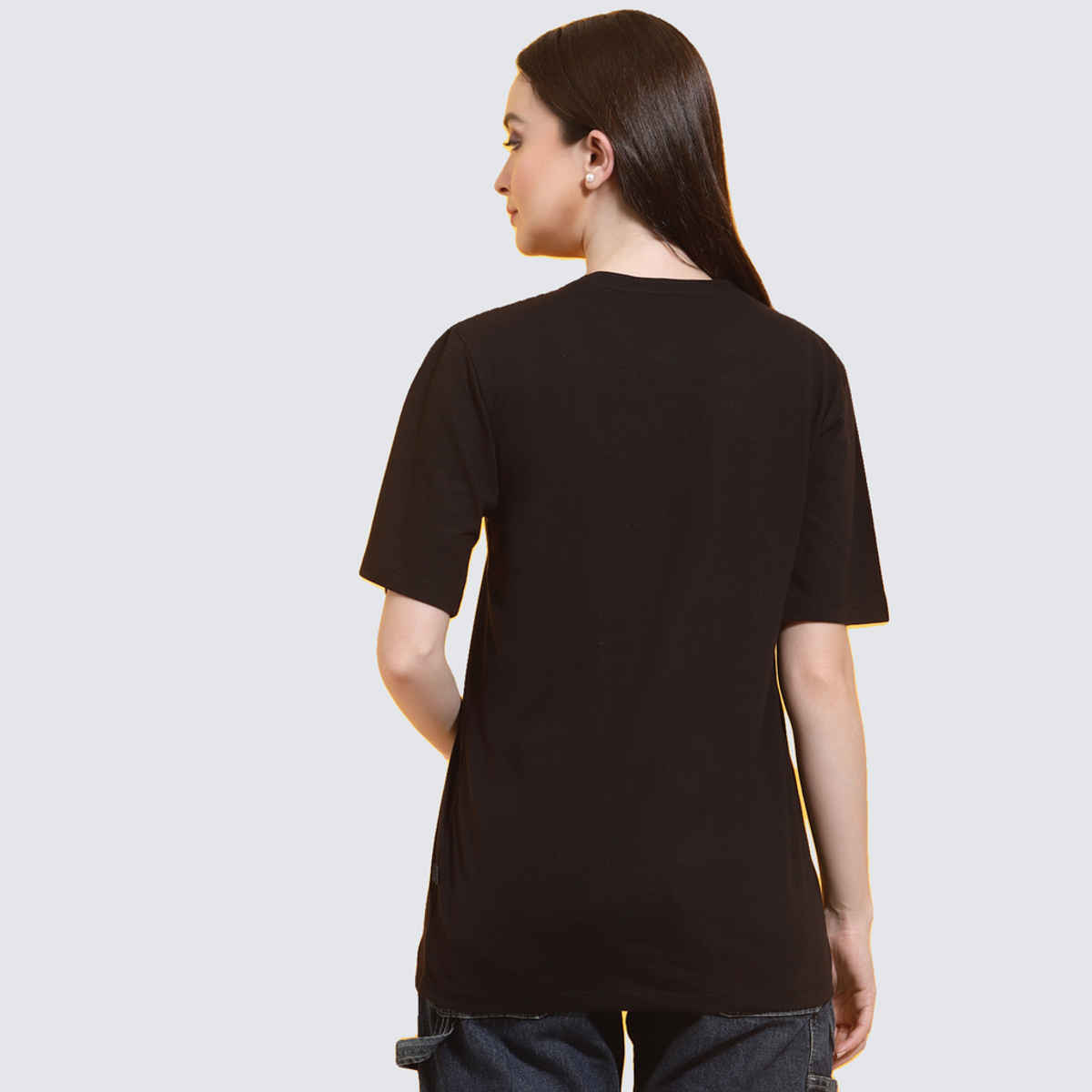 Rigo Women Oversized T-shirt | Black - M