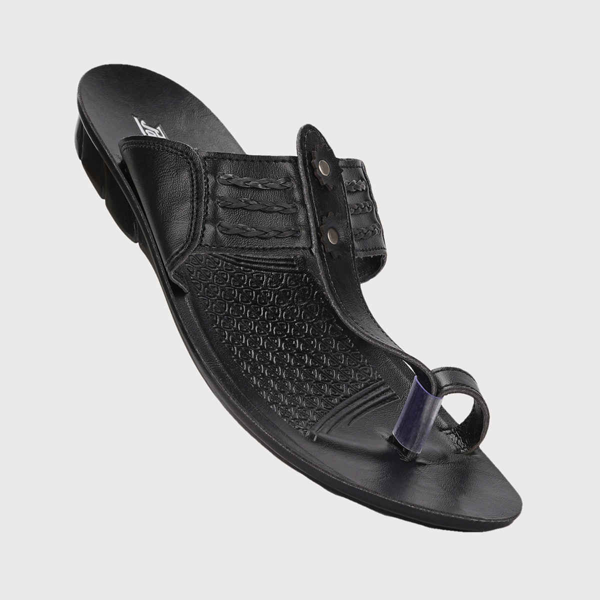 Paragon Men's Black Pu Sandals PUK2230G UK 10