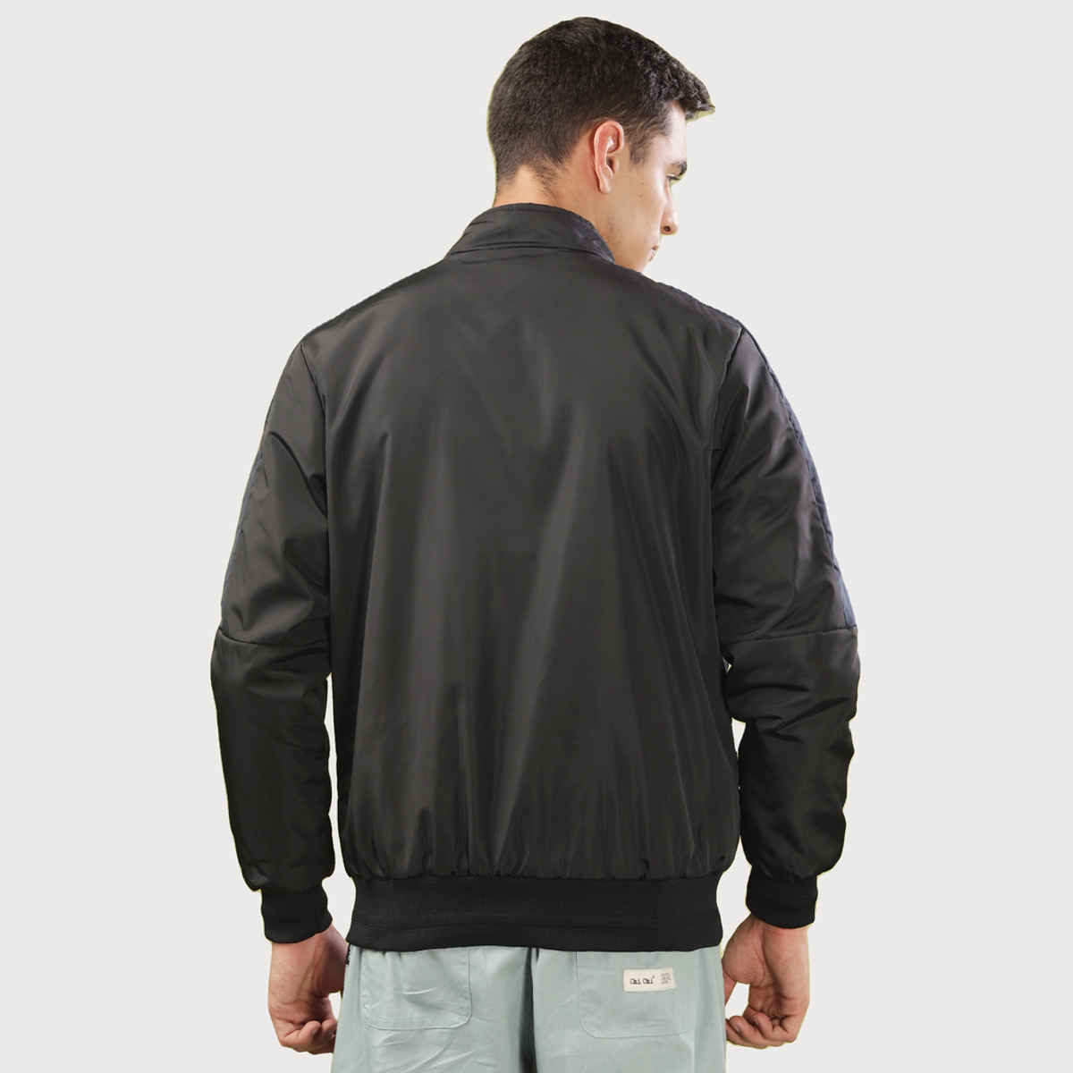 Dollar Jacket For Men - Casual Zipper Bomber For Winter | Mamwj 905 | Black | L